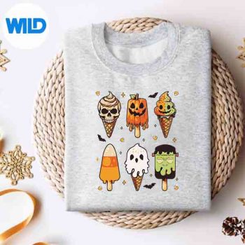 HorrorMoviesSummerPopsicleHalloweenIceCreamSummerweensweater