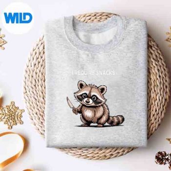 I Require Snacks Raccoon Raccoon Lover SVG PNG Cut File 4 IRequireSnacksRaccoonRaccoonLoversweater
