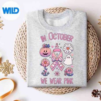 InOctoberWeWearPinkHalloweenBreastCancersweater