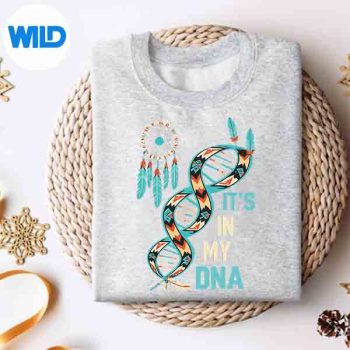ItsInMyDnaTribalHeaddressNativeHeritagesweater