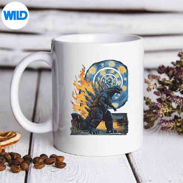 KaijuStarryNightJapaneseArtAnimeVanGoghmug