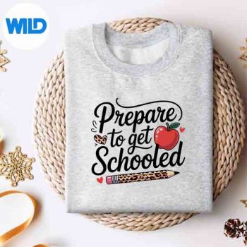 Kindergarten Teacher Apple Leopard Prepare To Get Schooled Vector Design 4 KindergartenTeacherAppleLeopardPrepareToGetSchooledsweater