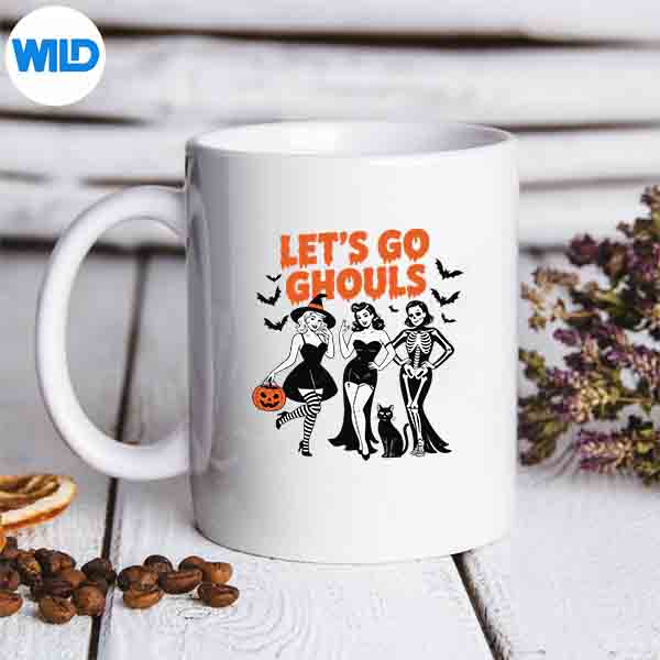 LetsGoGhoulsHalloweenPartymug
