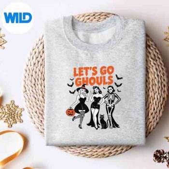 LetsGoGhoulsHalloweenPartysweater
