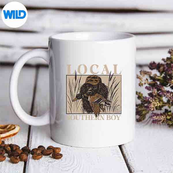 LocalSouthernDuckHuntingBlackLabOutdoorVintagemug