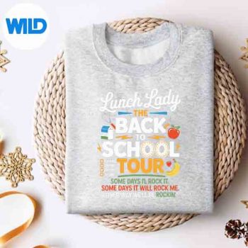 LunchLadyBackToSchoolTourFoodHumorBackToSchoolsweater