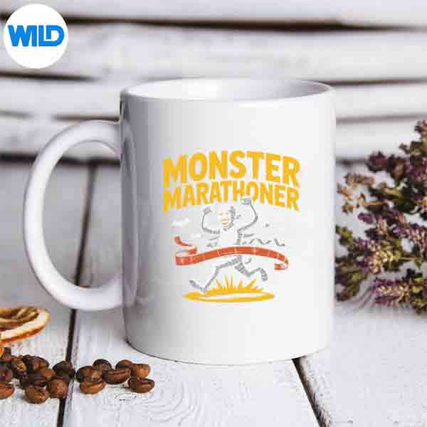 Monster Marathoner Halloween Mummy Runner Funny Silhouette SVG PNG 6 MonsterMarathonerHalloweenMummyRunnerFunnymug