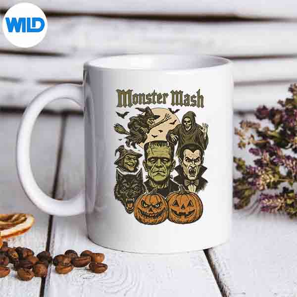 Monster Mash Retro Halloween Monster Spooky Cut File 7 MonsterMashRetroHalloweenMonsterSpookymug