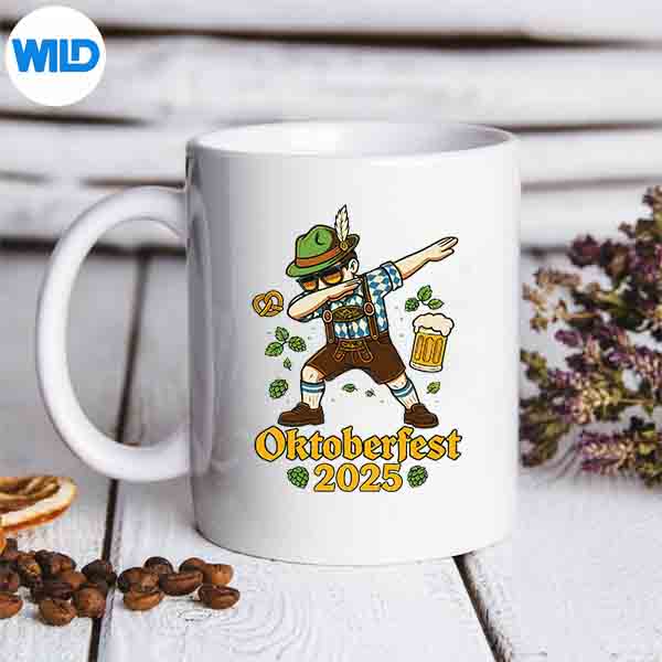 Oktoberfest2025LederhosenDabbingBeerPretzelmug