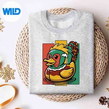 PheasantRubberDuckVintagesweater