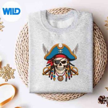 PirateSkullAndCrossbonesSkeletonHalloweensweater