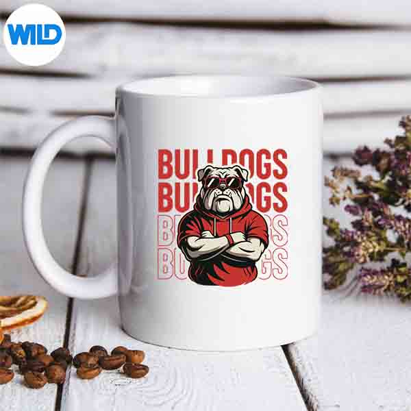 Retro Bulldogs For Girls Vintage Silhouette SVG PNG Cut File 6 RetroBulldogsForGirlsVintagemug