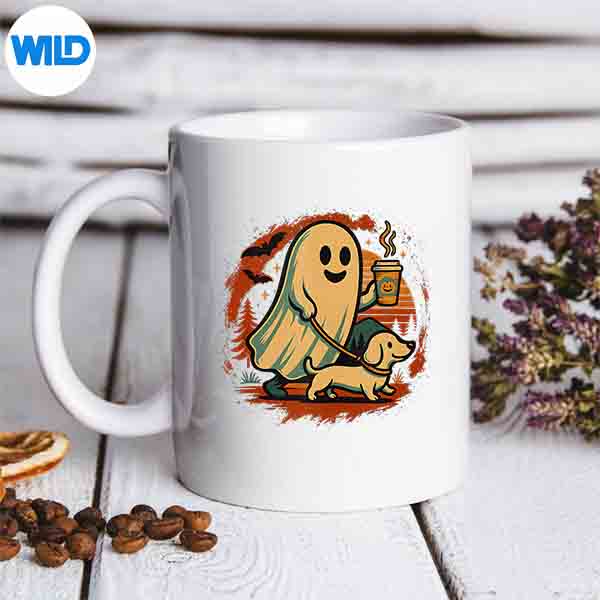 Retro Ghost Walking Dog Fall Coffee Halloween SVG PNG Cut File 7 RetroGhostWalkingDogFallCoffeeHalloweenmug