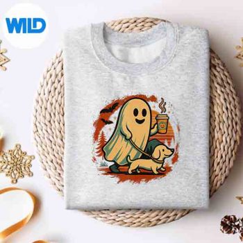 Retro Ghost Walking Dog Fall Coffee Halloween SVG PNG Cut File 4 RetroGhostWalkingDogFallCoffeeHalloweensweater