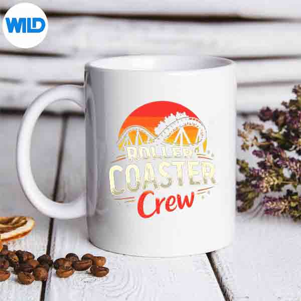 Roller Coaster Crew Amusement Park Rollercoaster PNG SVG for Cricut 7 RollerCoasterCrewAmusementParkRollercoastermug
