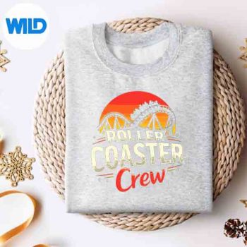 Roller Coaster Crew Amusement Park Rollercoaster PNG SVG for Cricut 4 RollerCoasterCrewAmusementParkRollercoastersweater