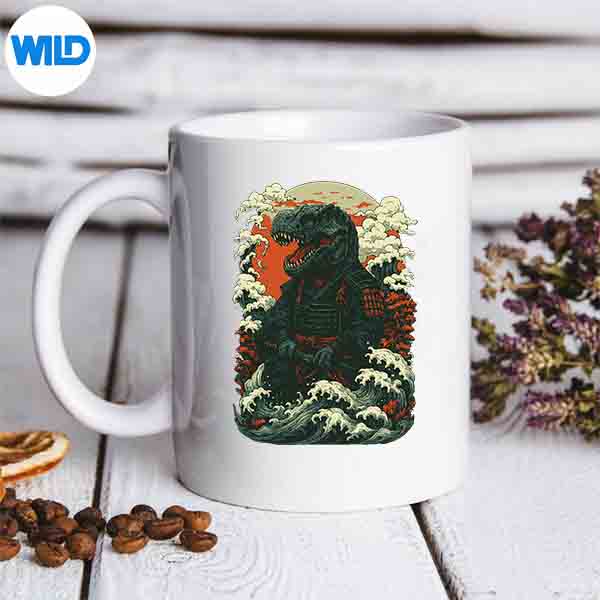 SamuraiDinosaurJapaneseWarriorJapaneseSamuraiDinomug