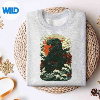 SamuraiDinosaurJapaneseWarriorJapaneseSamuraiDinosweater