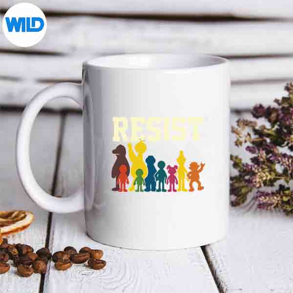 Save Pbs Resist Rainbow Character Silhouette SVG PNG 7 SavePbsResistRainbowCharactermug