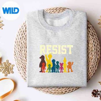 Save Pbs Resist Rainbow Character Silhouette SVG PNG 4 SavePbsResistRainbowCharactersweater