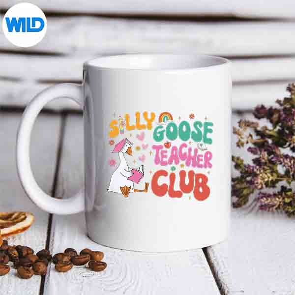 SillyGooseTeacherClubAnimalLoverTeachermug 1