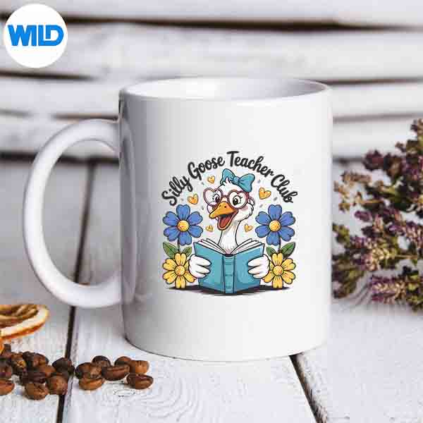 SillyGooseTeacherClubBackToSchoolTeacherGoosemug