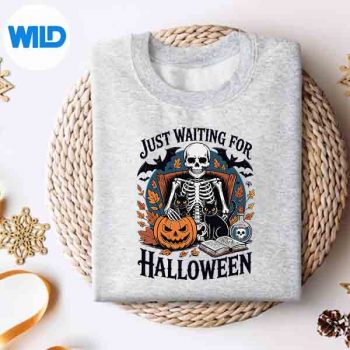 SpookySummerSkeletonJustWaitingForHalloweensweater