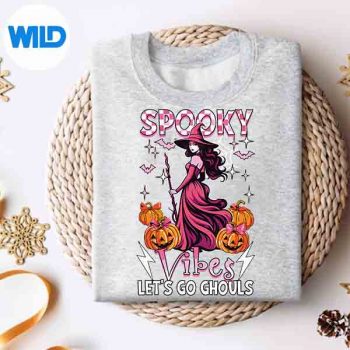 Spooky Vibes Halloween Ghouls Cute Witch Lover Silhouette SVG PNG 4 SpookyVibesHalloweenGhoulsCuteWitchLoversweater