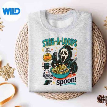 StabaloopsHorrorCerealBoxHalloweenKillerBreakfastsweater