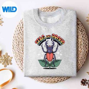 StagAndProudLucanusCervusInsectEnthusiastArtsweater