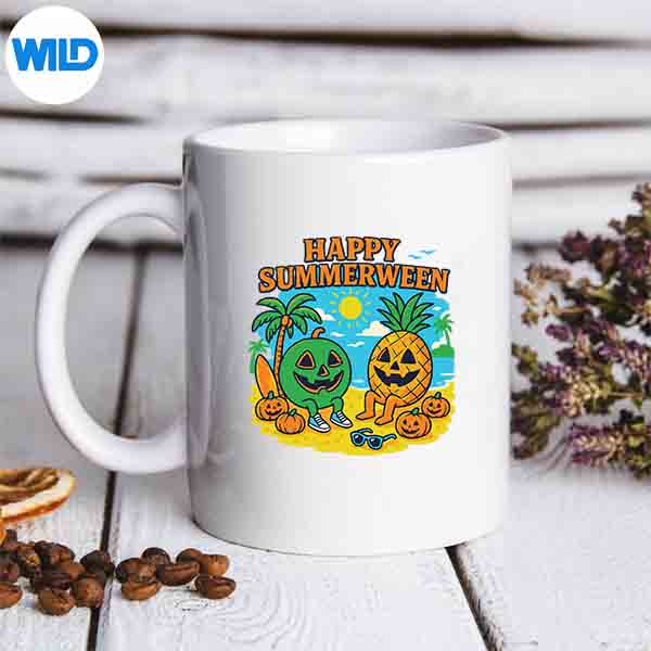 SummerweenCuteWatermelonPineappleBeachVibesmug