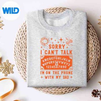 TalkingToMyDeadDadSpiritHumorArtsweater
