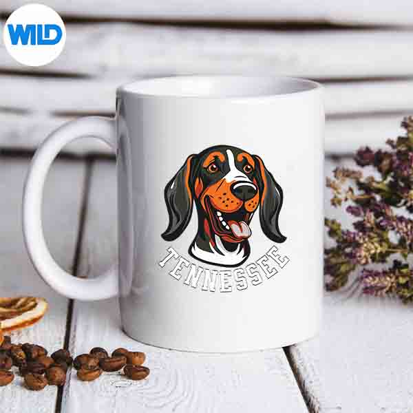 Tennessee Dog Sport Lovers Tennessee Fan Coonhound SVG PNG 7 TennesseeDogSportLoversTennesseeFanCoonhoundmug