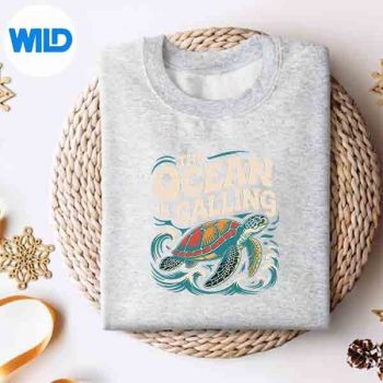 TheOceanIsCallingSeaTurtleOceanArtsweater