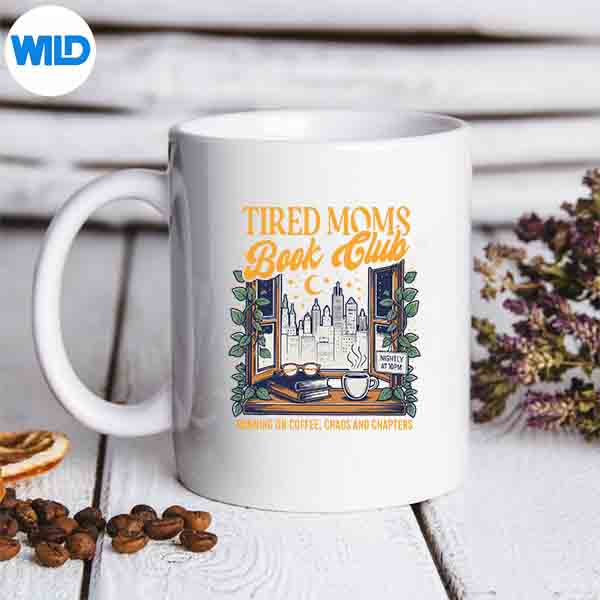 Tired Moms Book Club Reading Mom Book Lovers Digital Download 6 TiredMomsBookClubReadingMomBookLoversmug
