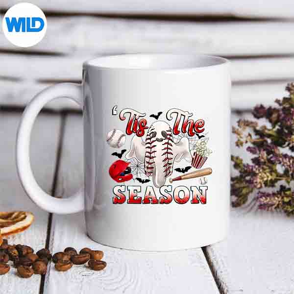 Tis The Season Boo Ghost Baseball Lover Happy Halloween Digital Design 6 TisTheSeasonBooGhostBaseballLoverHappyHalloweenmug