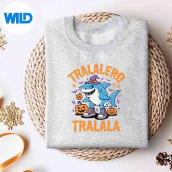 TralaleroTralalaSharkMemeHalloweenCostumesweater
