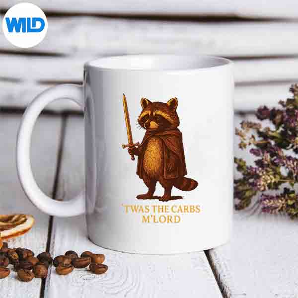Twas The Carbs M Lord Raccoon For And Cut File 6 TwasTheCarbsMLordRaccoonForAndmug