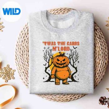 TwasTheCarbsMlordFatPumpkinRetroSpookyHalloweensweater