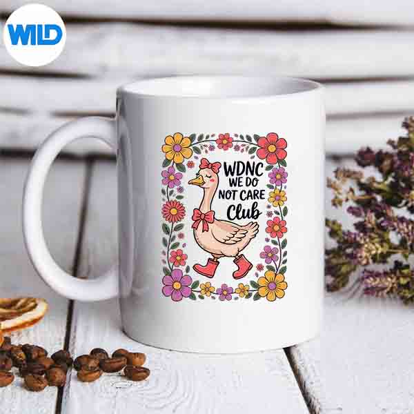 Wdnc We Do Not Care Club Silly Goose Retro SVG PNG 7 WdncWeDoNotCareClubSillyGooseRetromug