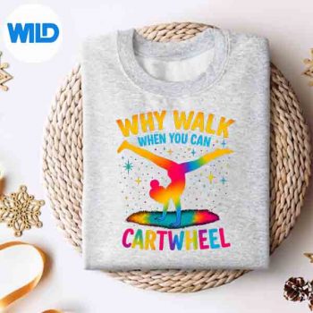 WhyWalkWhenYouCanCartwheelGymnastGymnasticTumblingsweater