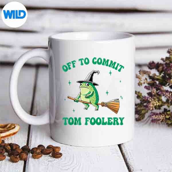 Witch Frog Off To Commit Tom Foolery SVG PNG Digital Download 7 WitchFrogOffToCommitTomFoolerymug