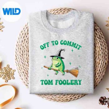 WitchFrogOffToCommitTomFoolerysweater