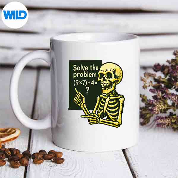 67 Halloween Math Six Seven Meme Brainrot Skeleton SVG PNG Digital Download