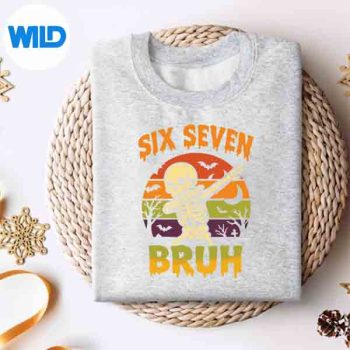 67 Halloween Meme 6 7 Skeleton Six Seven Numbers Bruh Silhouette SVG PNG Cut File 4 67HalloweenMeme67SkeletonSixSevenNumbersBruhsweater