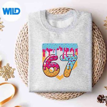 67IceCreamDripMemeSixSevenGenAlphaSlangsweater