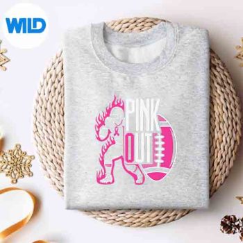 AmericanFootballPinkOutTeamBreastCancerAwarenesssweater