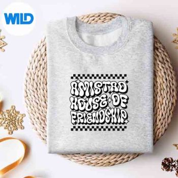 AmistadHouseOfFriendshipRedRetroSocialAmistadsweater