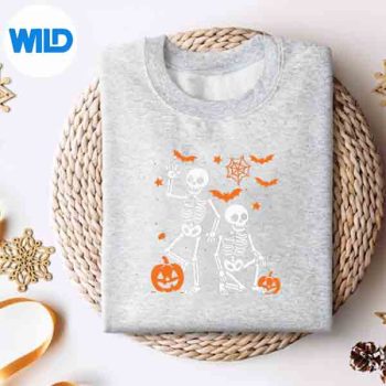 AntiTrumpHalloweenSkeletonVintagesweater