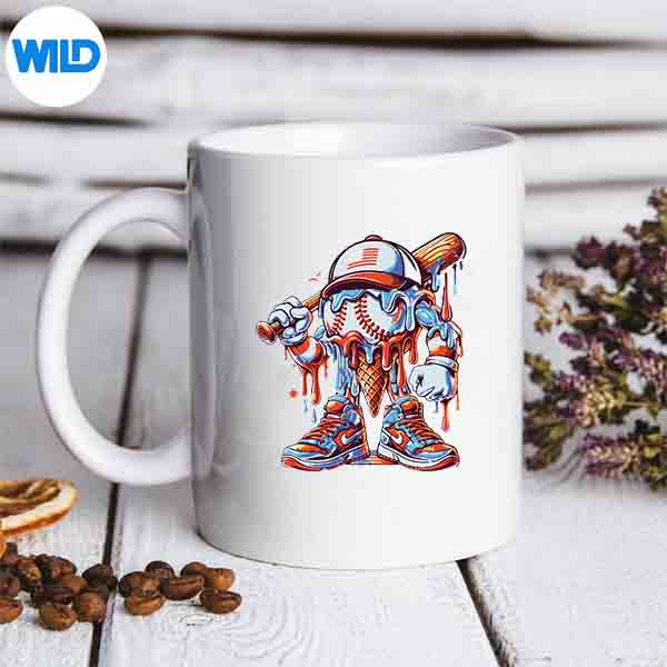 Baseball Lifestyle 101 Youth Baseball Drip Icecream Silhouette SVG PNG 7 BaseballLifestyle101YouthBaseballDripIcecreammug 1